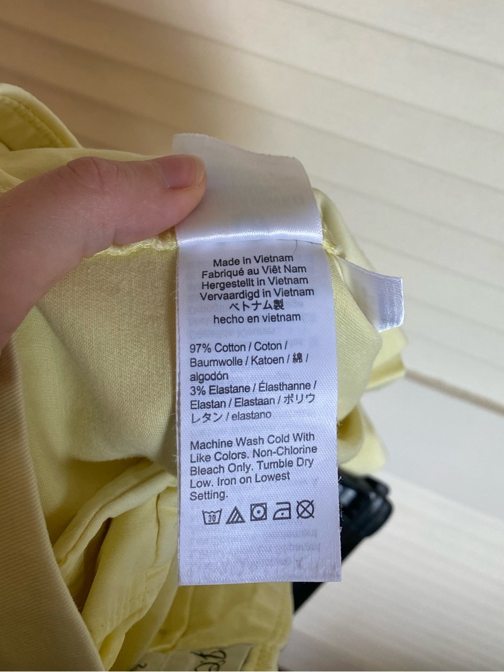J. Crew Butter Yellow Cotton Bermuda Shorts - Picture 4 of 4